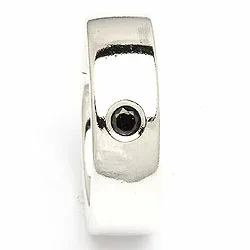 Vielsesring fra randers sølv i sølv 0,10 ct