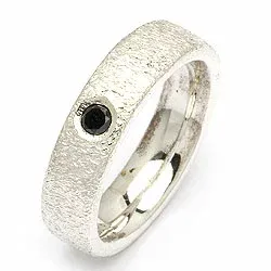 Vielsesring fra randers sølv i sølv 0,10 ct