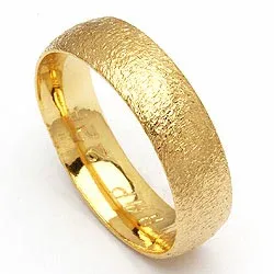 Vielsesring fra randers sølv i 14 karat guld