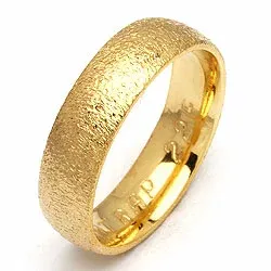 Vielsesring fra randers sølv i 14 karat guld