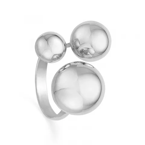 elegant Randers Sølv kugle ring i sølv