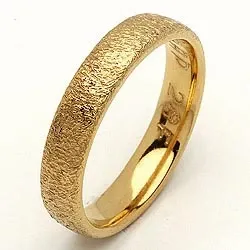 Vielsesring fra randers sølv i 8 karat guld