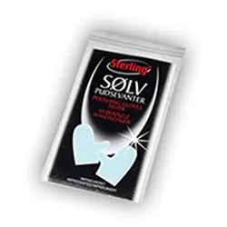 Pudsehandsker til guld og sølvsmykker.