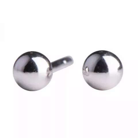 4 mm Nordahl Andersen kugle øreringe i sølv