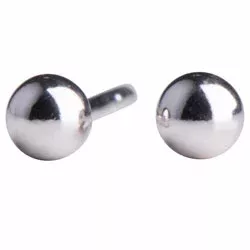 2 mm Nordahl Andersen kugle øreringe i sølv