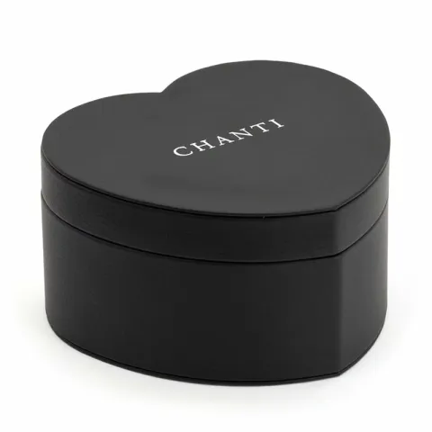 CHANTI Hjerte smykkeskrin smykkeskrin i kunstlæder