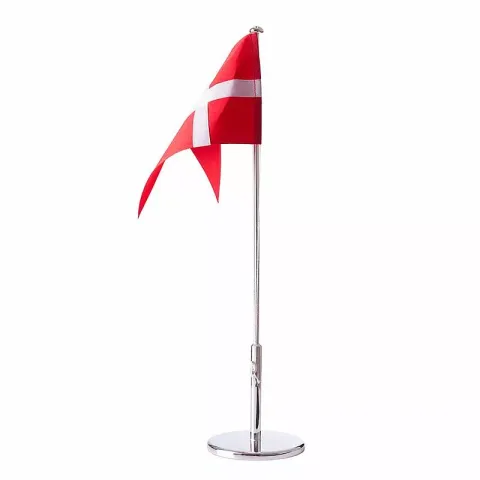 Dåbsgaver: 30 cm flagstang i forkromet  model: 150-81021