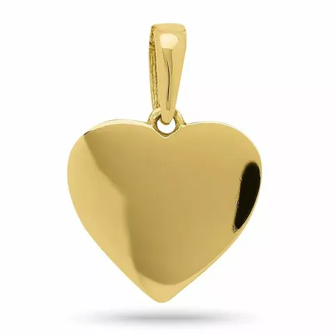 Hjerte vedhæng i 9 karat guld