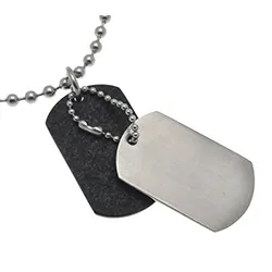 Hard Steel PE224 dogtag i Rustfrit stål