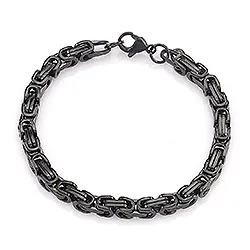 Hard Steel sort armbånd i sort stål
