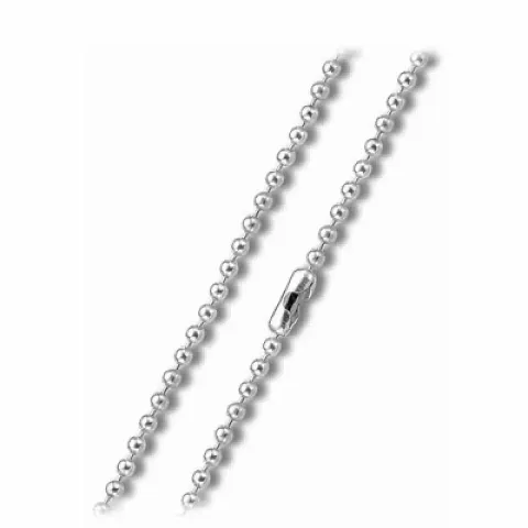 Hard steel kuglehalskæde i stål x 1,2 mm