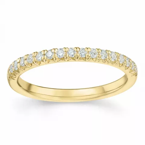 diamant ring i 14 karat guld 0,249 ct