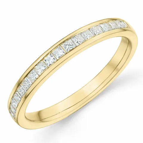 diamant ring i 14 karat guld 0,128 ct 0,20 ct