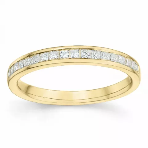 diamant ring i 14 karat guld 0,128 ct 0,20 ct