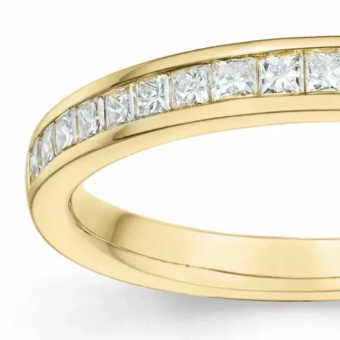 diamant ring i 14 karat guld 0,128 ct 0,20 ct