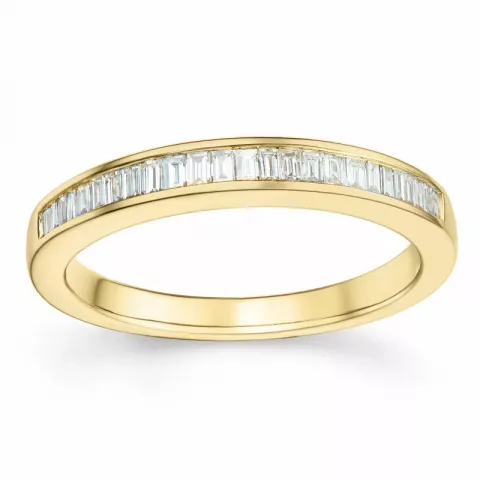 diamant ring i 14 karat guld 0,304 ct