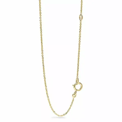 Safirvedhæng med halskæde i 14 karat guld 0,14 ct 0,60 ct