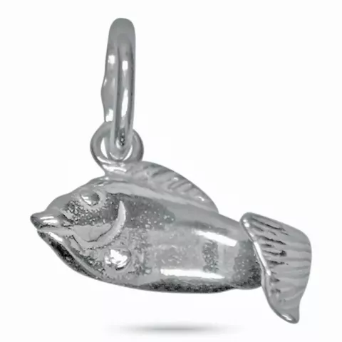 Lille fisk sølv vedhæng i sølv