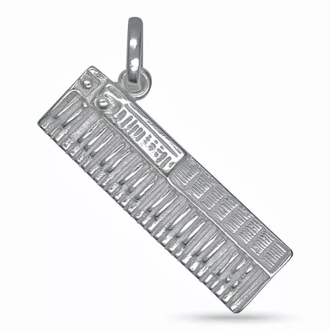 keyboard vedhæng i sølv