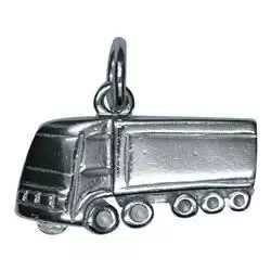 Lastbil vedhæng i sølv