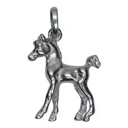 Lille heste vedhæng i sølv