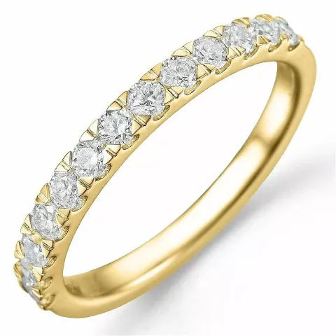 Bestillingsvare - diamantring i 14 karat guld 0,52 ct