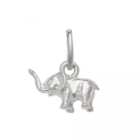 Lille elefant vedhæng i sølv