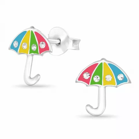 parasol ørestikker i sølv