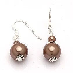 Runde øreringe i sølv