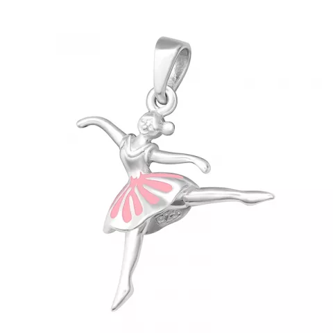 Ballerina vedhæng i sølv
