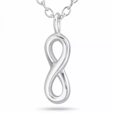 infinity halskæde i sølv