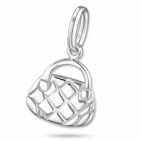 taske charm i sølv
