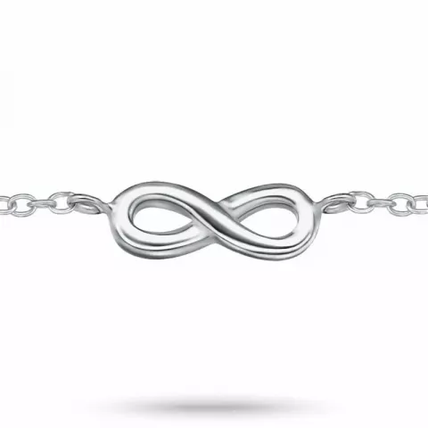 Lille infinity armbånd i sølv med infinity vedhæng i sølv