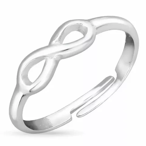 infinity ring i sølv