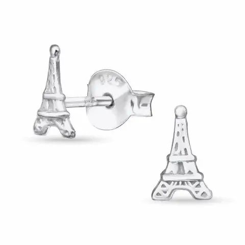 Eiffeltårnet ørestikker i sølv