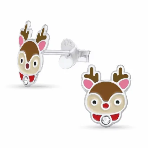 hjorte øreringe i sølv - Little Ones