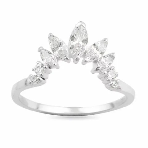 Kollektionsprøve zirkon ring i sølv