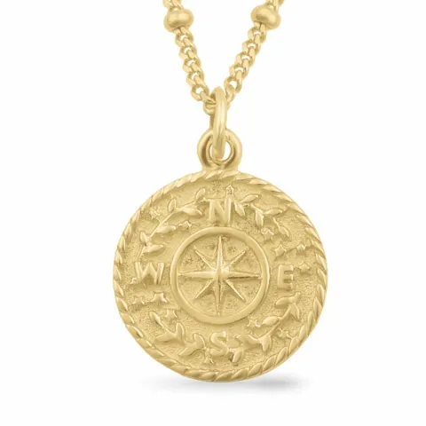 Kollektionsprøve Halskæde med vedhæng i forgyldt sølv