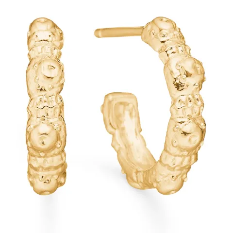 Studio Z Urchin Elegance ørestikker i forgyldt sølv