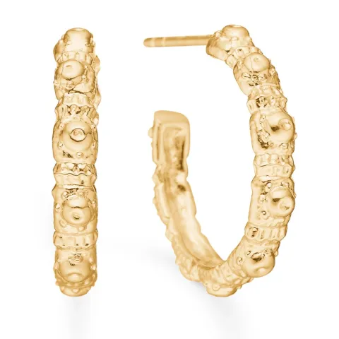 Studio Z Urchin Elegance ørestikker i forgyldt sølv