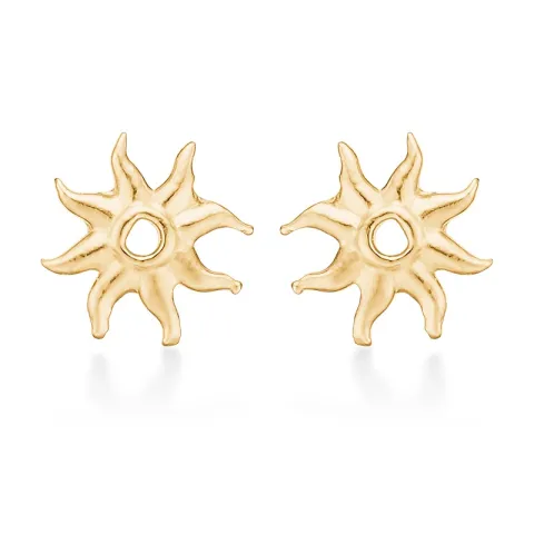 Studio Z Ocean Aura ørestikker i forgyldt sølv