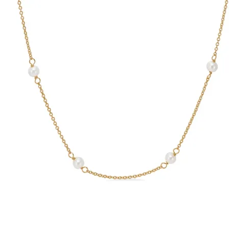 Studio Z Shore halskæde i forgyldt sølv