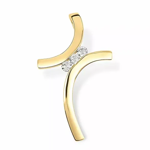 Kors vedhæng i 9 karat guld