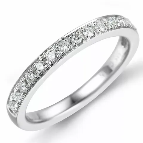 Diamantring i 14 karat hvidguld 0,26 ct