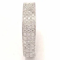 Diamant ring i 14 karat hvidguld 0,31 ct