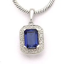 Kollektionsprøve vedhæng i 9 karat hvidguld