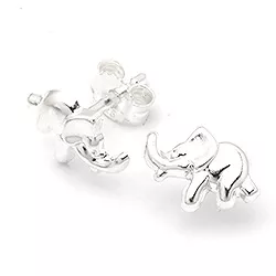 Scrouples elefant øreringe i sølv