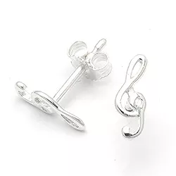 Scrouples node øreringe i sølv