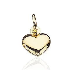 Scrouples hjerte vedhæng i forgyldt sølv