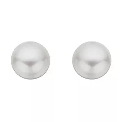9 mm Scrouples perle øreringe i sølv